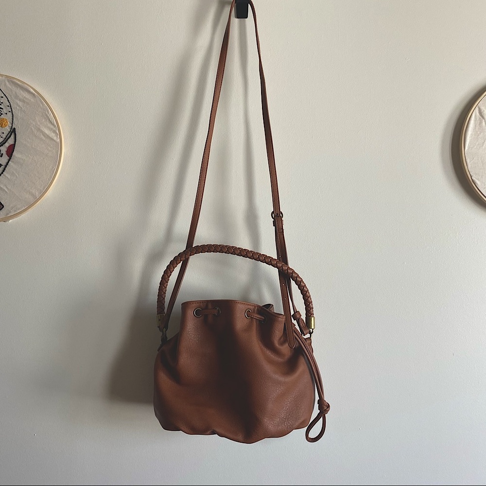 Universal Thread brown Bucket Bag - Picture 2 of 2